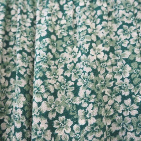 Reformation Green Iona Floral Belted Short Sleeve Dress in Nikita sz XL - Picture 5 of 7